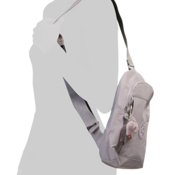 NEW Kipling Sling Backpack Bag Zip Close Key Chain/ Bag Charm NWT - Picture 11 of 14